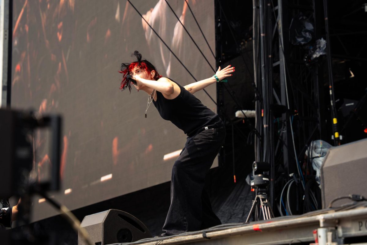 Jane Remover made full use of the stage during their performance.