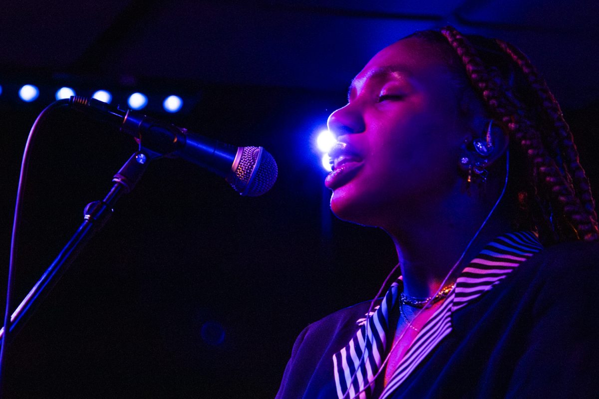 Singer Yaya Bey performs to an intimate crowd at the Rose Bowl Tavern in Urbana on Sept. 19.