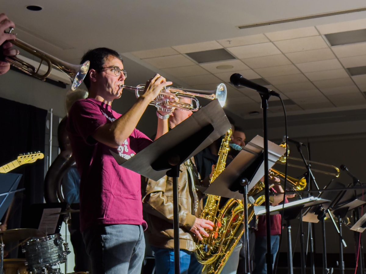 6th Street Brass Band performs at the Main Lounge in Allen Hall on Oct. 28, 2023.