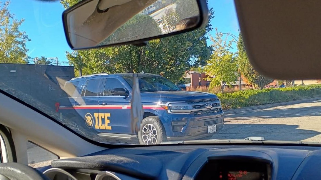 The Immigration Project confirmed the presence of Immigration and Customs Enforcement vehicles in Urbana Monday.