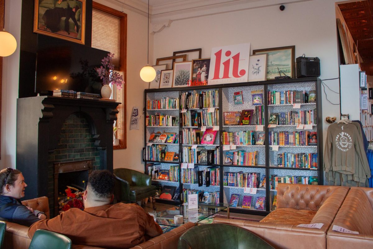 The Literary, also called the Lit, welcomes guests with a cozy atmosphere of warm lighting and comfy seating on Oct. 23.