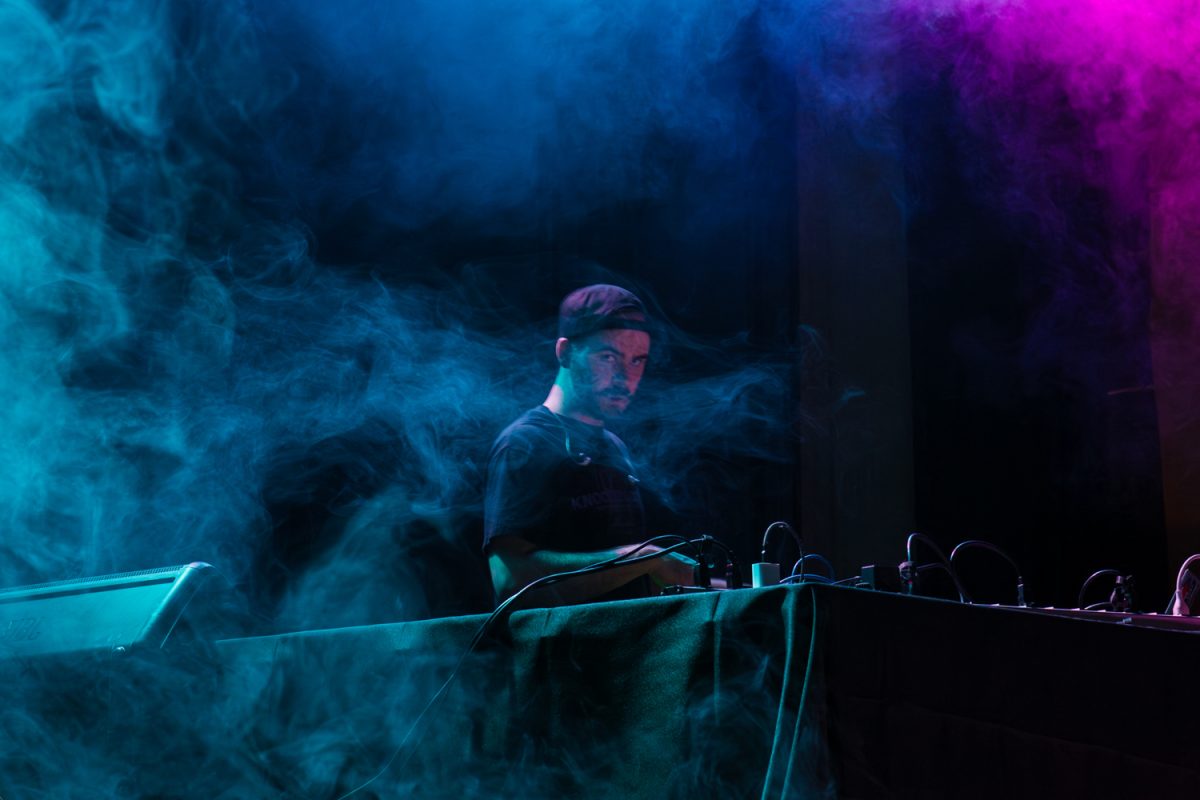 FOH performs at The Canopy Club for Emo Night on Oct. 30. He is one of many DJs who perform around campus throughout the year. 