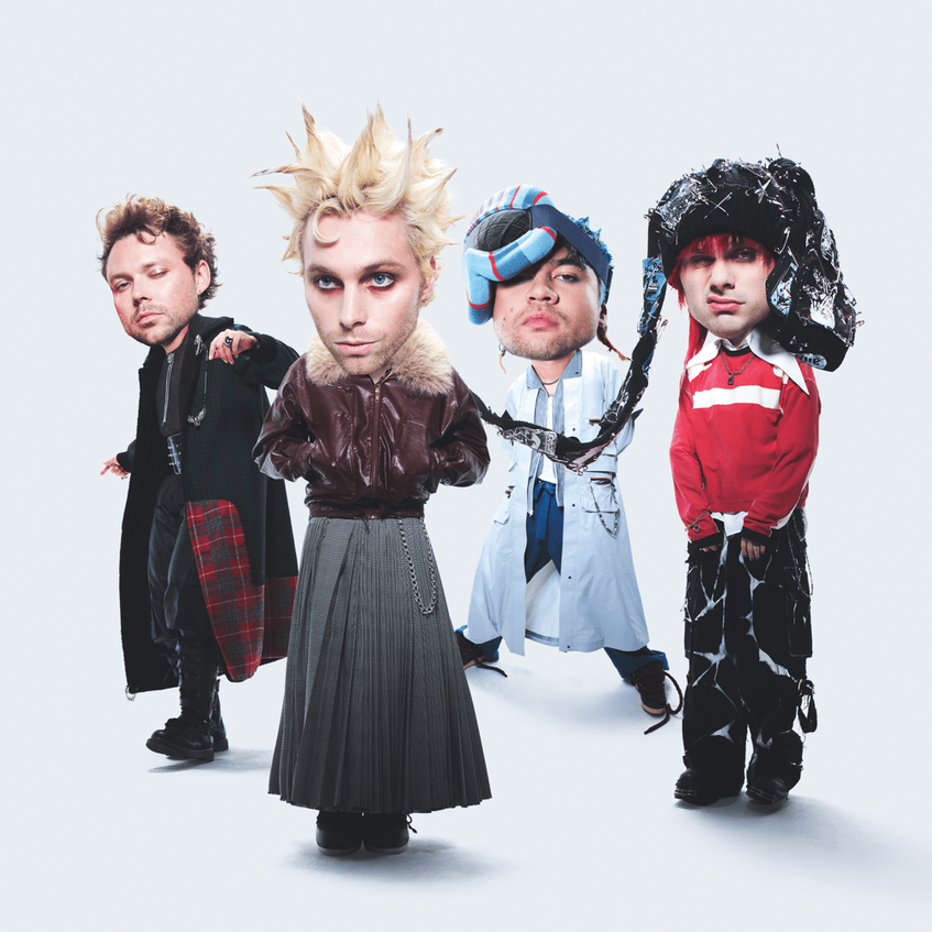 The album cover of “EVERYONE’S A STAR!” by 5 Seconds of Summer.