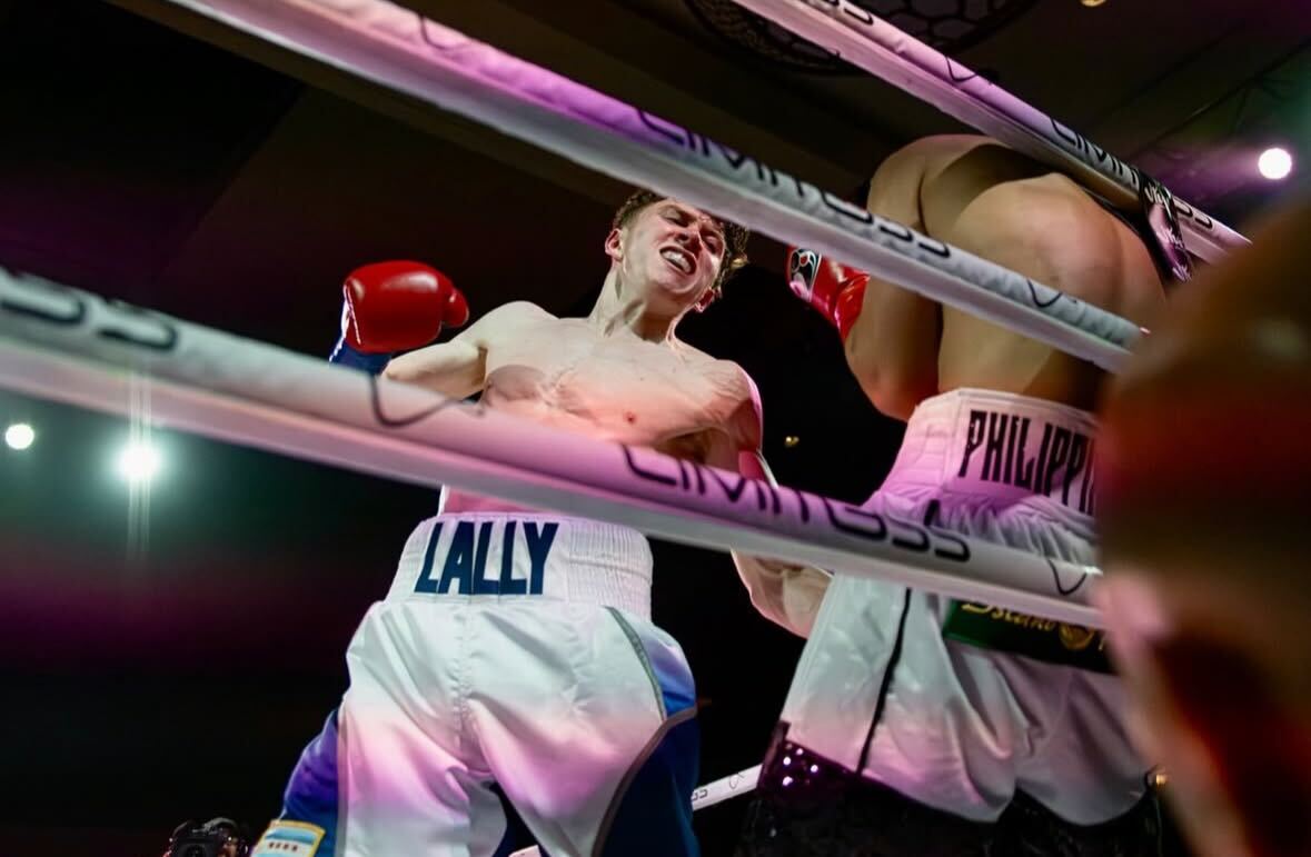 Brendan Lally, a University alumnus, teacher and professional boxer, fights against Emmanuel Pacquiao Jr., the sone of legendary boxer Manny Pacquiao, on Nov. 29.