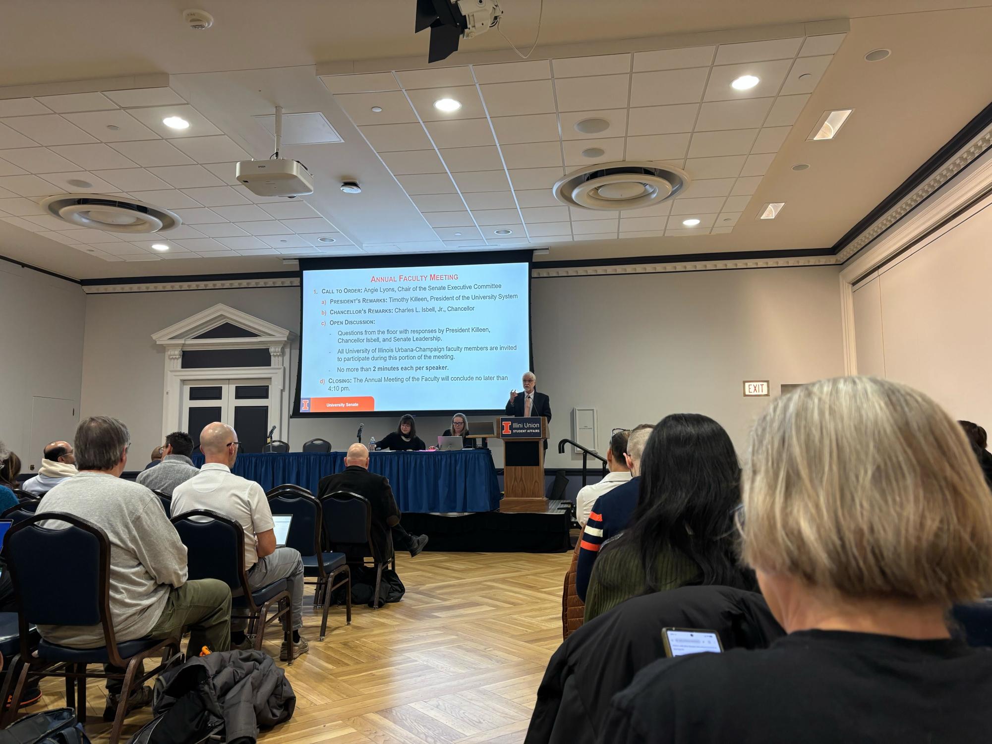 UI System President visits campus, boasts student enrollment, supports DEI