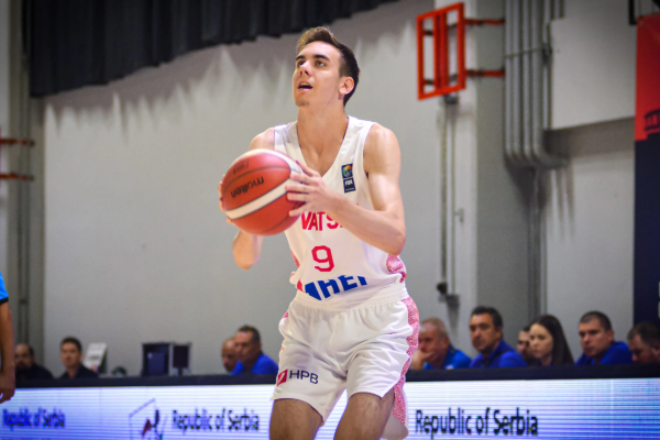Toni Bilić at the FIBA U18 European Championship 2023.