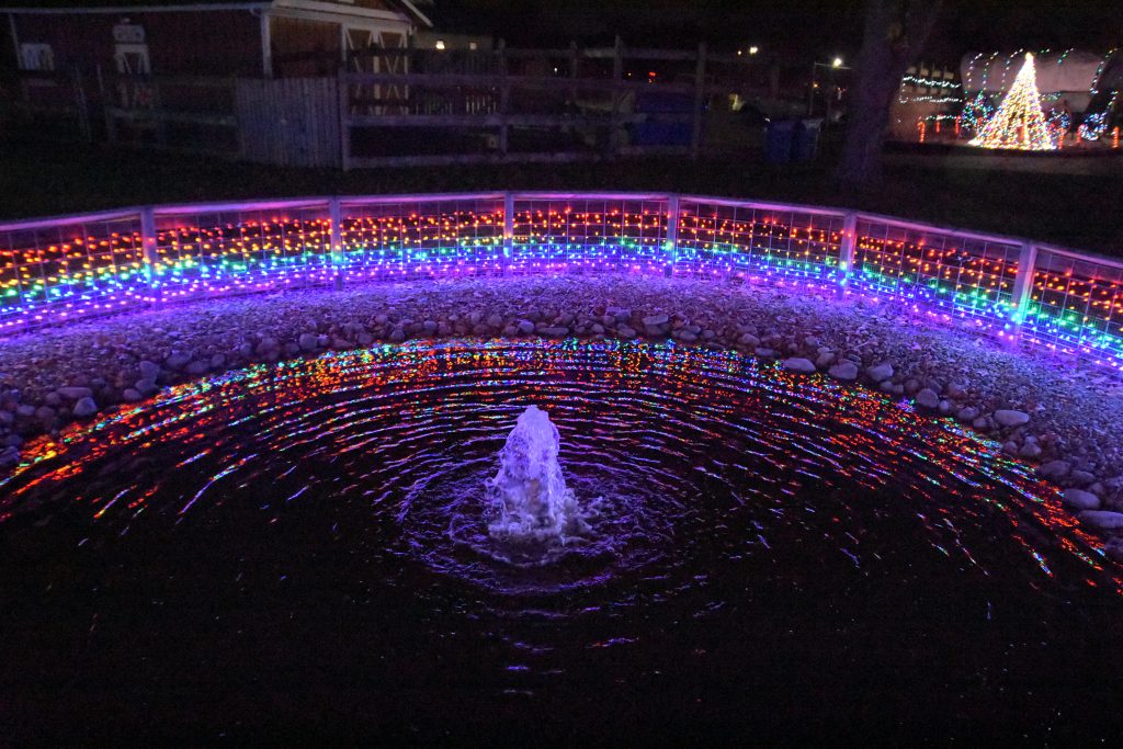 Holiday lights are displayed during the Prairie Farms Winter Nights events. The free light display runs Thursday through Sunday from 5-9 p.m. through Dec. 28.