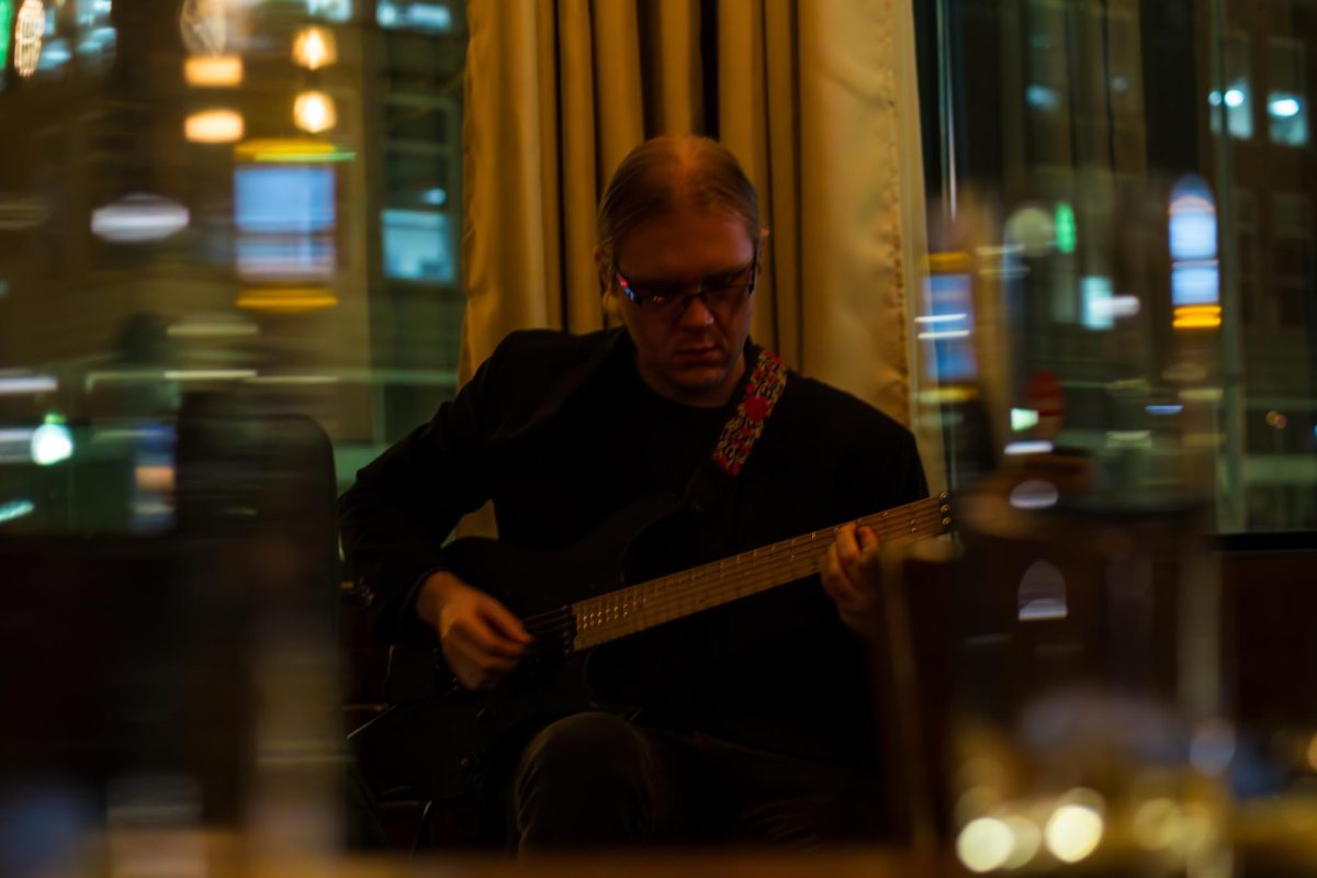 A musician performs at Nando Milano Trattoria for Live Jazz Tuesdays on Jan. 27th.
