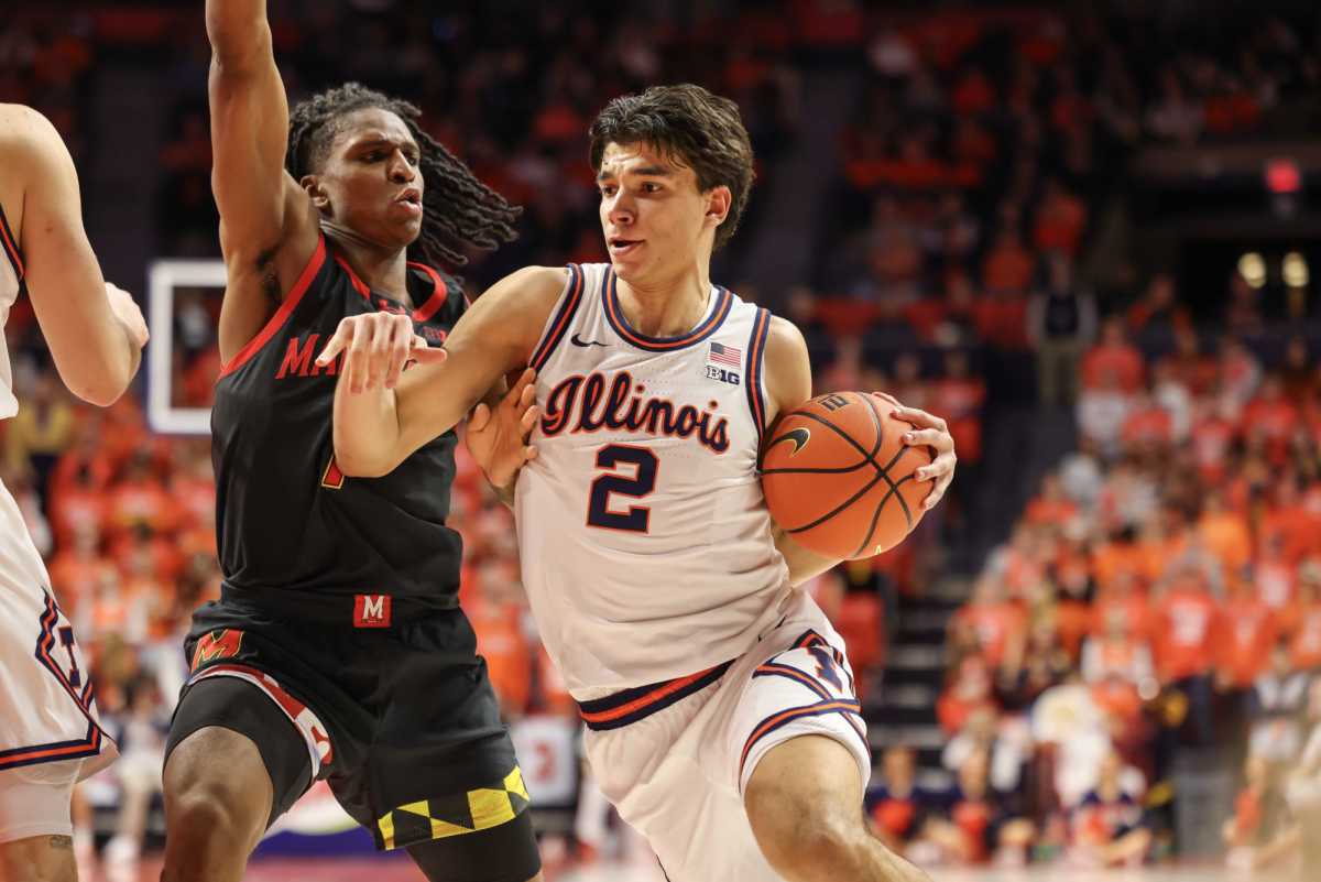 30-piece from Stojaković carries No. 11 Illinois to victory over Maryland