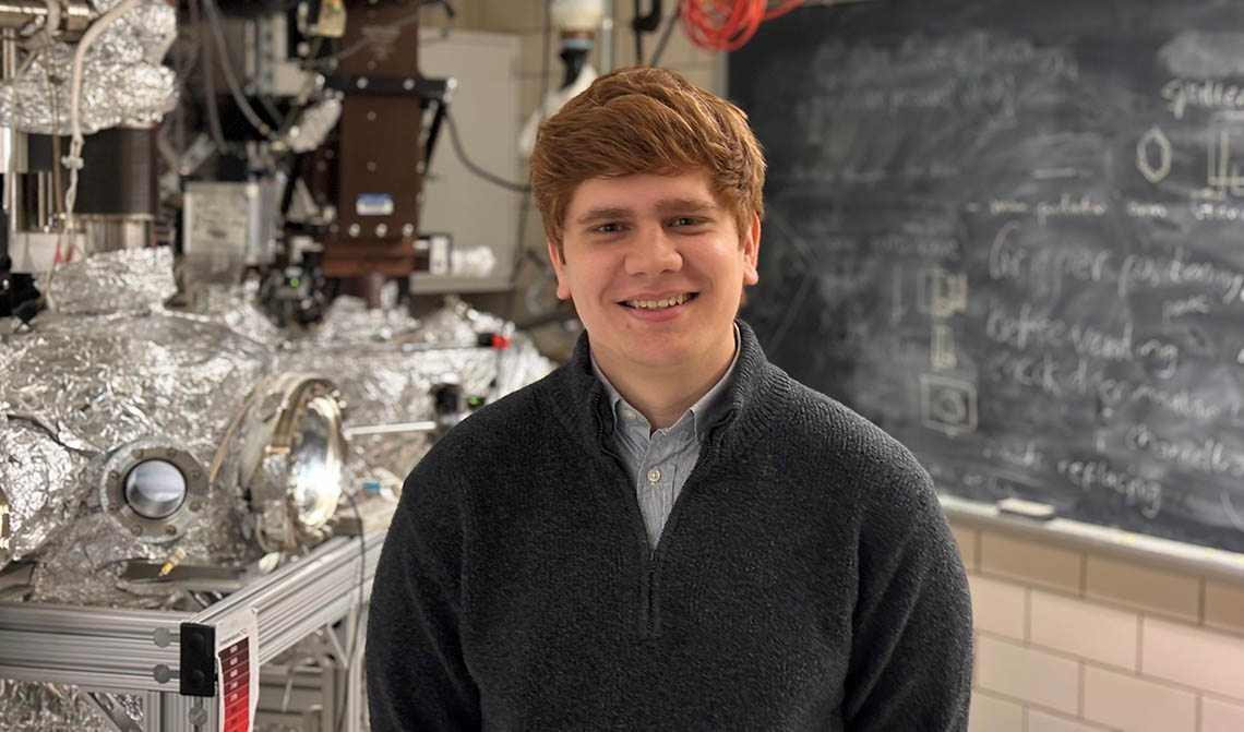 The Winston Churchill Foundation of the United States named David Balut, a senior in Engineering, as a recipient of the prestigious Churchill Scholarship. The scholarship will allow him to work alongside Trinity College fellow professor Claudio Castelnovo at Cambridge University.