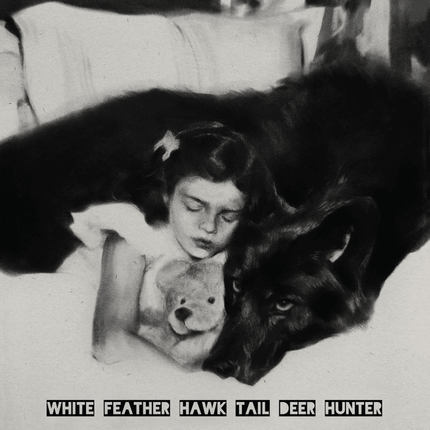 Cover art for Lana Del Rey's new single, “White Feather Hawk Tail Deer Hunter,” released on Feb. 17.