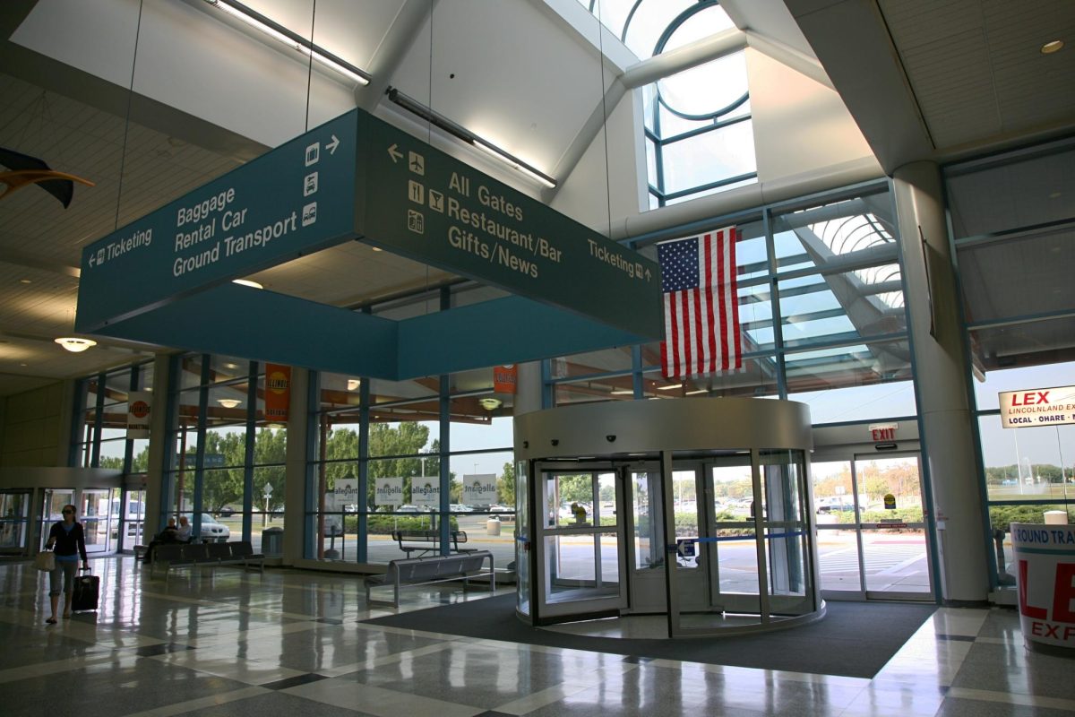 Terminal in Willard Airport in Urbana-Champaign, Illinois, USA