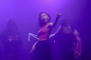 Lili Fan, graduate student studying Human Resources, dances to "Loli Boy" by Tatarka, choreographed by Turns.