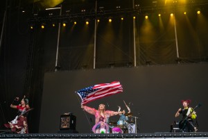 HANABIE. make their entrance before rocking-out on the final day of Lollapalooza 2024.