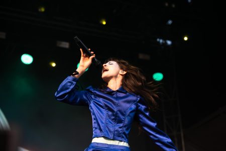 Tenenbaum screams into the microphone.